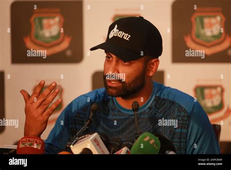 Bangladesh Odi Team Captain Tamim Iqbal Khan Attends Press Conference