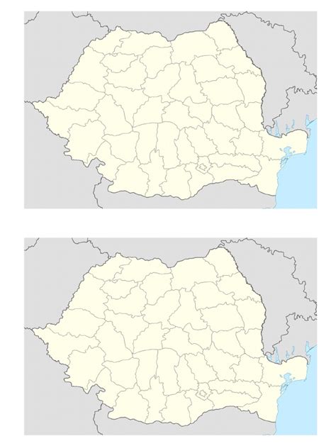 Vecinii Romaniei Harta Muta