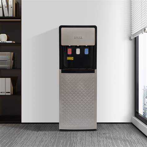 Hot Cold Standing Water Dispenser V Bottom Loading Water Cooler Dispenser PP Hot And Cold