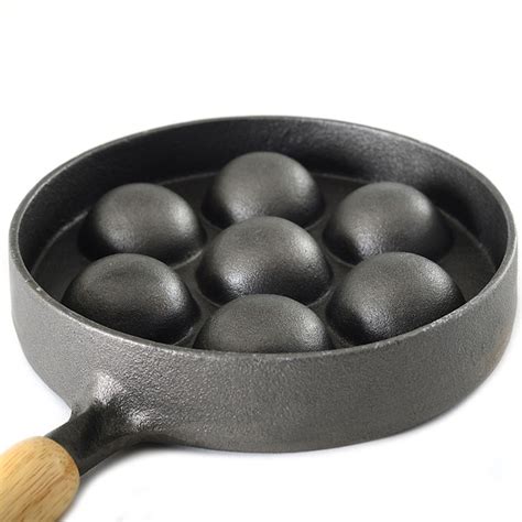 NorPro Deluxe Cast Iron Munk or Danish Aebleskiver Pan #3115