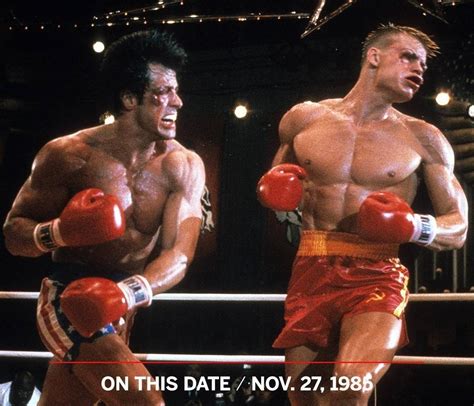 36 Years Ago Today Rocky IV Was Released Rocky Balboa Shocked The