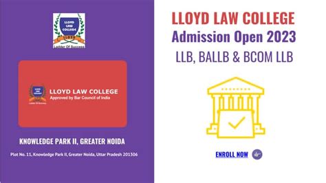 Lloyd Law College Admission 2023 Ballb Llb And Bcompptx