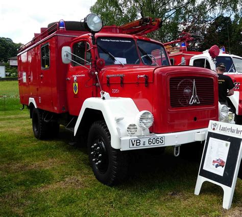 Magirus Deutz Als Feuerwehrfahrzeug Der Fw Feuerwehr Freiensteinau