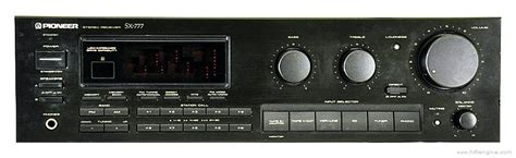 Pioneer Sx Am Fm Stereo Receiver Manual Hifi Engine