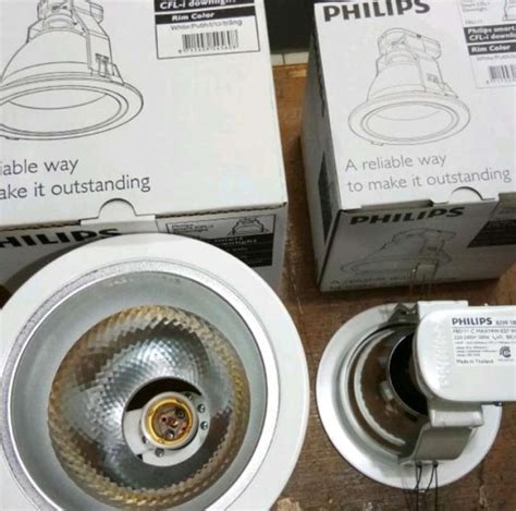 Promo Downlight Plafond Ukuran In Inch Kaki Warna Putih Merk