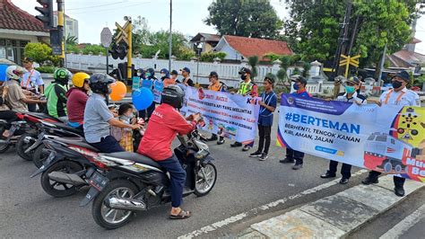 Kecepatan Kereta Api Ditambah Pt Kai Sosialisasi Keselamatan Di