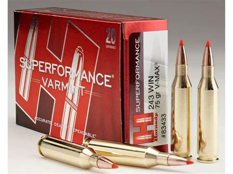 Hornady 243 Win 75gr V Max Varmint Newavon Arms