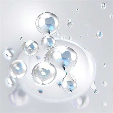 Premium Ai Image Fluid Illusions Captivating Dance Of Water Liquid Bubbles