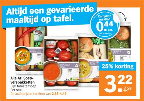 Soepgroenten Folder Aanbieding Bij Albert Heijn Details