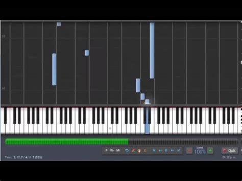 Valiente Casi Angeles Piano Tutorial Synthesia Midi Acordes