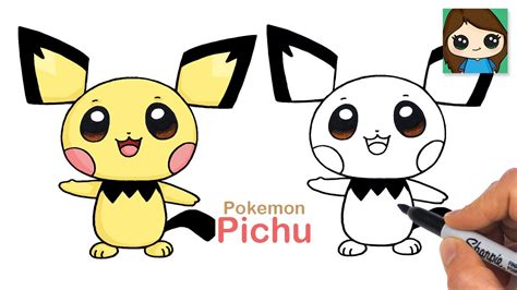 How To Draw Pichu Pokemon Youtube