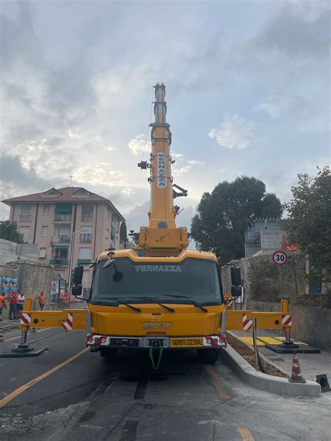 San Bartolomeo Al Mare Iniziate Le Operazioni Di Varo Del Nuovo Ponte