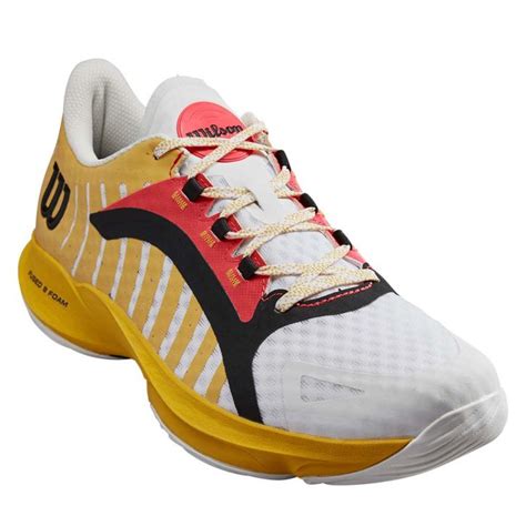 Wilson Hurakn Pro Padel White Gold Shoes Extreme Tennis