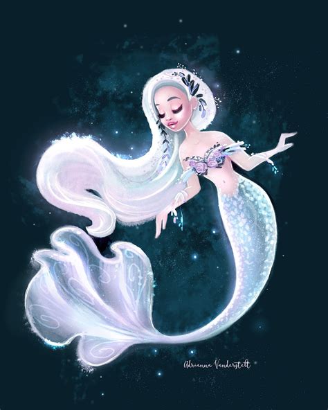 Adriannavanderstelt Etsy Mermaid Art Mermaid Drawings Mermaid