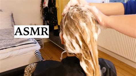 Asmr Hair Wash Compilation Hair Play Hair Brushing Shampooing No