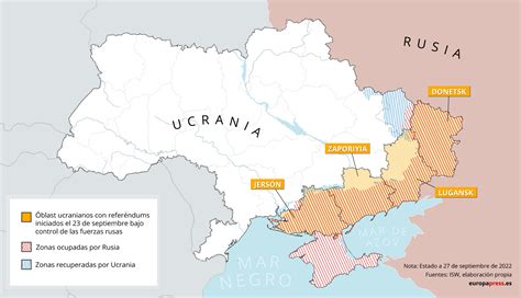 Mapa De La Contraofensiva De Ucrania Frente Al Ej Rcito Ruso En Jers N