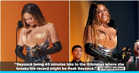 Beyonc Made Grammy History While She Was Stuck In La Traffic Internet