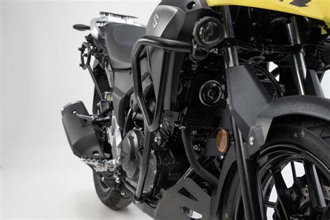 Defensas Sw Motech En Negro Para Suzuki V Strom