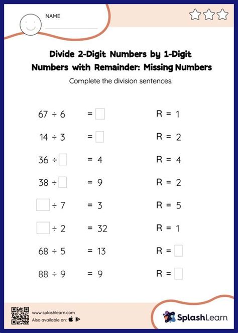 Long Division Worksheets For 4th Graders Online