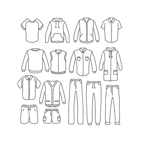 Premium Vector Women S Clothes And Fashion Hand Drawn Doodle