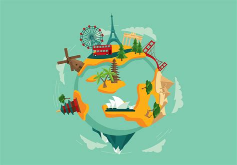 World Travel Free Vector 134196 Vector Art At Vecteezy
