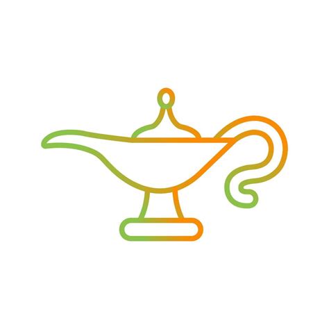 Genie Lamp Vector Icon 14276146 Vector Art At Vecteezy