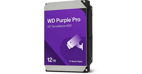 WD 12TB Purple Pro 7200 Rpm SATA III 3 5 Internal WD121PURP B H