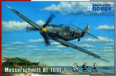 MODELIMEX Online Shop 1 72 Messerschmitt Bf 109E 1 J 88 Legion