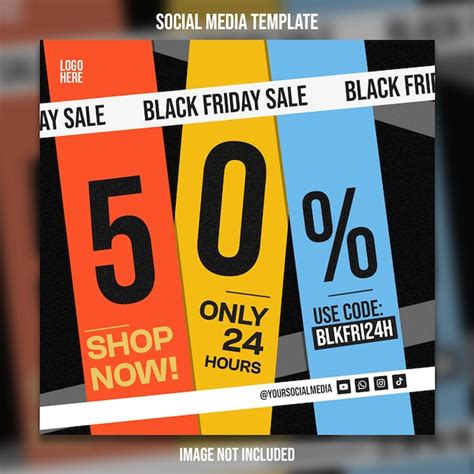 Premium PSD Psd Black Friday Social Media Template