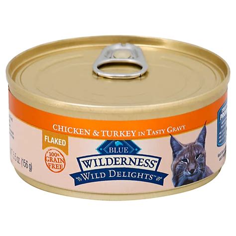 Blue Wilderness Wild Delights Adult Cat Flaked Chicken And Turkey 5 5