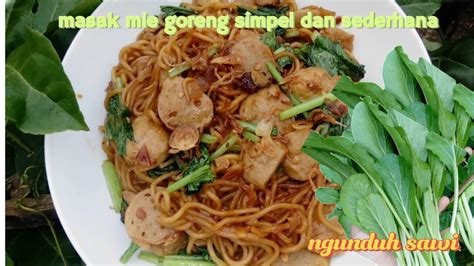 MENIKMATI HASIL KEBUN DAN MASAK MIE GORENG SEDERHANA Panensawi