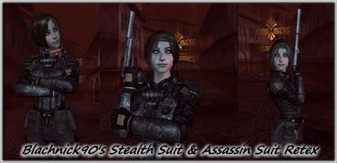 Blachnick90s Stealth Suit And Assassin Suit Retex At Fallout New Vegas Mods And Community