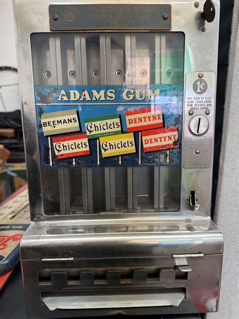 Adams Chewing Gum Vending Machine For Sale in Wilmington, NC