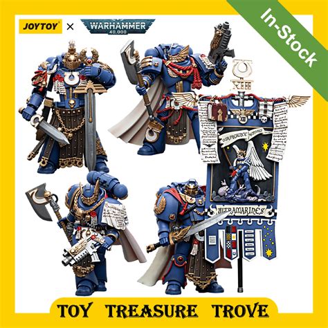 In Stock JOYTOY Warhammer 40k 1 18 Action Figure Ultramarines Victrix