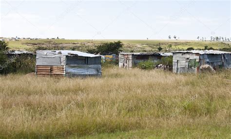 Shacks In Transkei South Africa Corrigated Iron Stock Photo