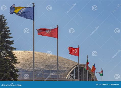 World Flags Hall stock photo. Image of conference, herzegovina - 251121134