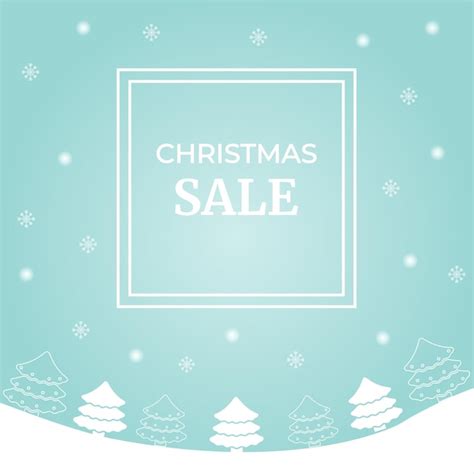 Premium Vector Vector Christmas Sale Banner Illustration