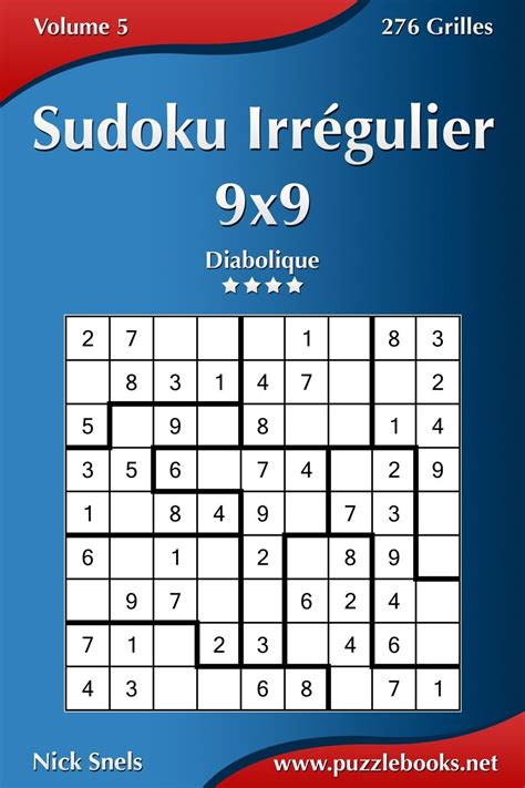 Sudoku Irr Gulier X Diabolique Volume Grilles