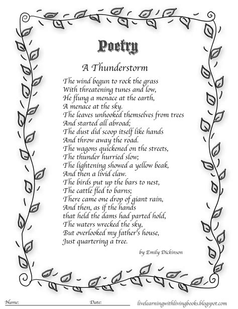 Printable Poetry