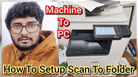 How To Scan Documents In Canon Ir C Colour Photocopy Machine Step