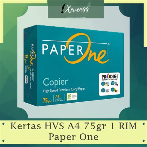 Jual Kertas HVS Paper One A4 75 80gr Shopee Indonesia