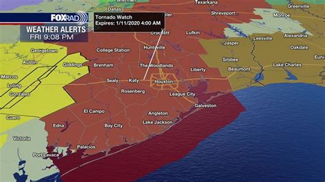 Harris Fort Bend Counties Under Tornado Warning More Than 14k Without