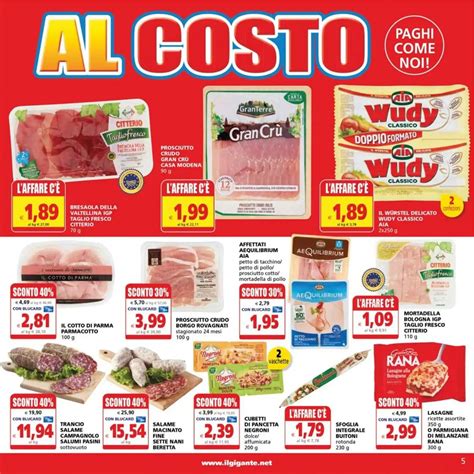 Volantino Il Gigante Salumi Formaggi E Freschi Dal Luglio