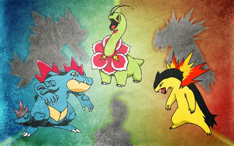 Johto Starters Wallpaper by Super-Bastard on DeviantArt