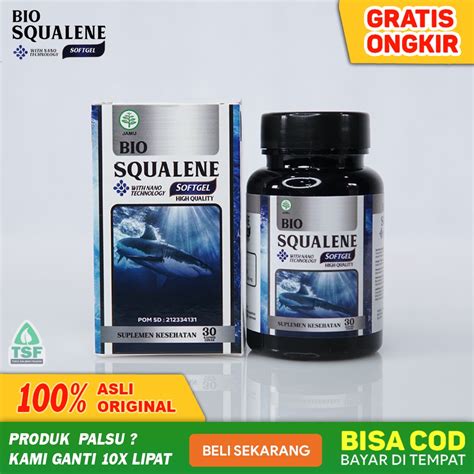 Jual Bio Squalene Softgel With Nano Technology Asli Original