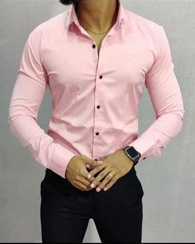 Plain Solid Men Satin Shirt Full Sleeves Formal Wear At Rs 200 In Mumbai