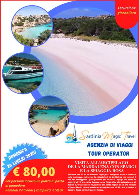 Sardinia Magic Travel Incoming E Outgoing Arcipelago Della Maddalena