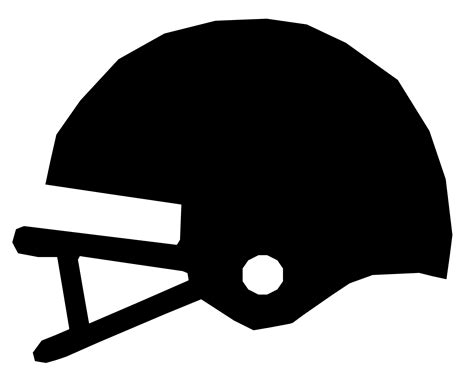 Football Helmet Silhouette Vector at GetDrawings | Free download