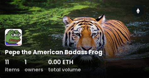 Pepe The American Badass Frog Collection Opensea