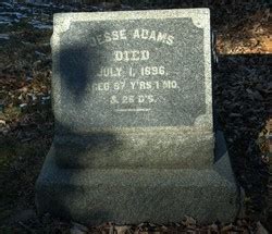 Jesse Adams (1809-1896) - Find a Grave Memorial